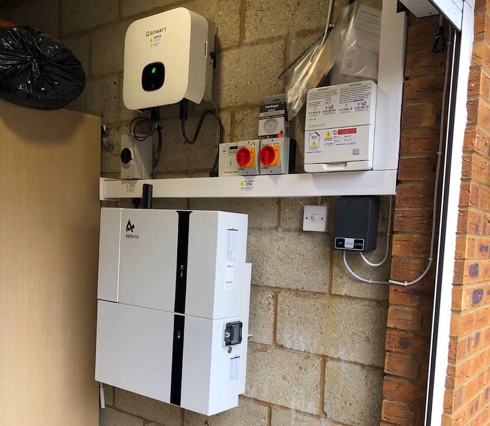 battery storage designed to work with solar panels and ev charging