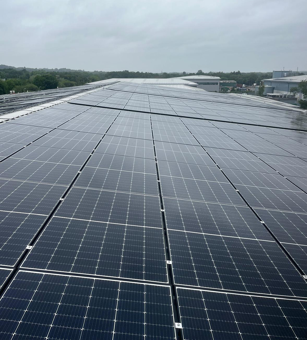 commercial solar pv system installed by hybrid electrical & renewables