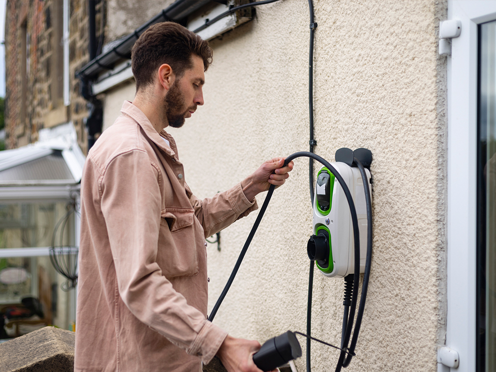 ev charger installed at a property in surrey
