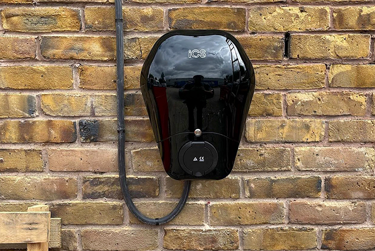 ev charger installed at a residential property