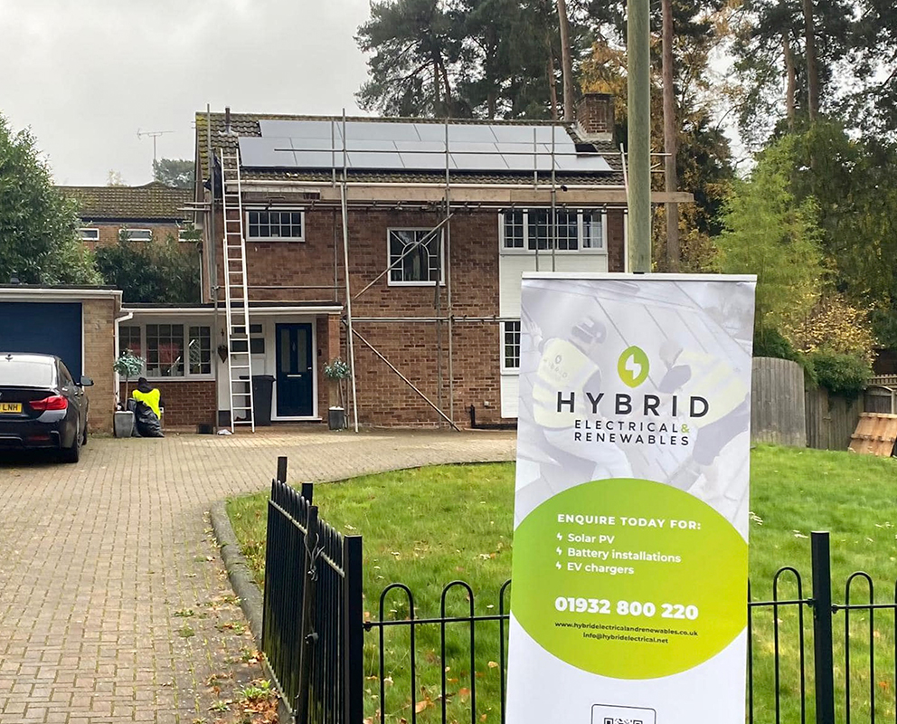 renewable energy installation for a commercial property