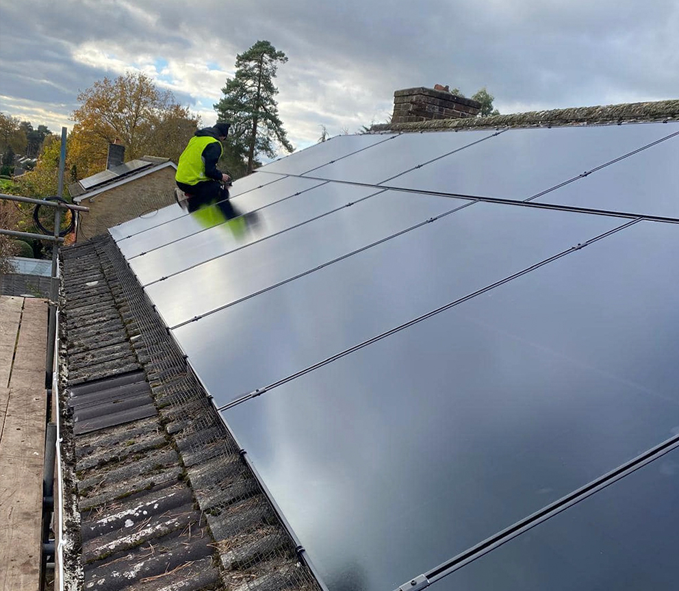 solar system maintenance alongside battery storage and ev charging